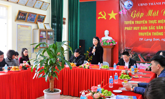 Thành phố Lạng Sơn: Gặp mặt thủ nhang, đồng đền tại các di tích dịp đầu xuân Quý Mão 2023