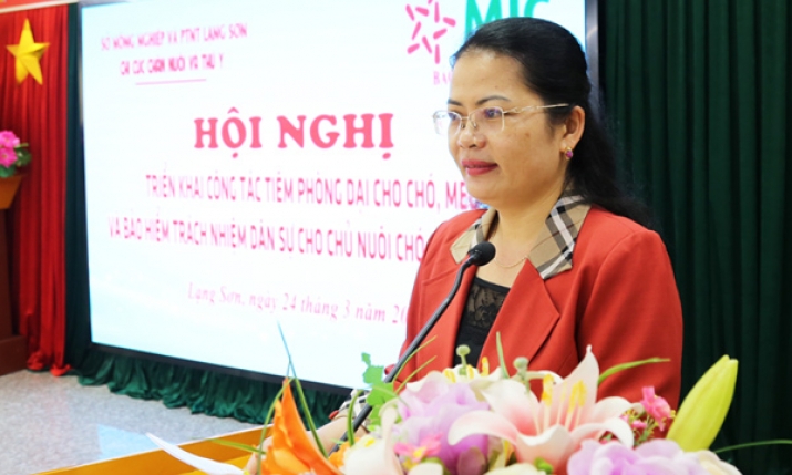 Triển khai công tác tiêm phòng dại cho chó, mèo và bảo hiểm trách nhiệm dân sự cho chủ nuôi
