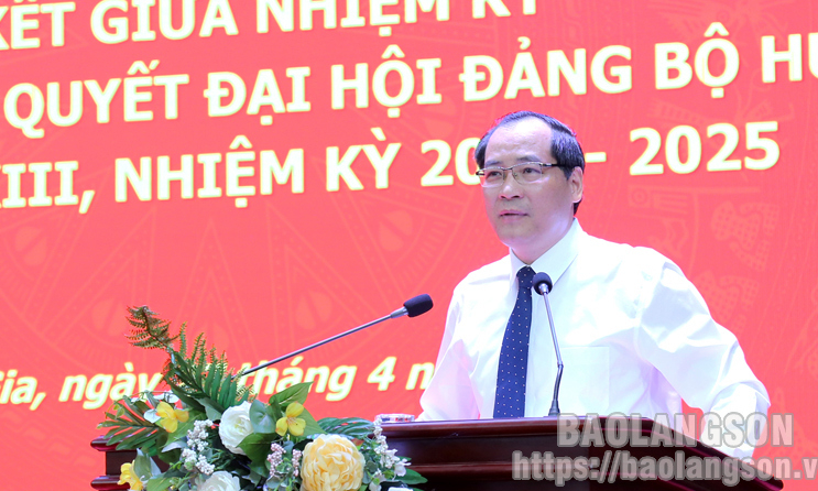 Bình Gia cần tiếp tục khai thác có hiệu quả tiềm năng, thế mạnh của huyện