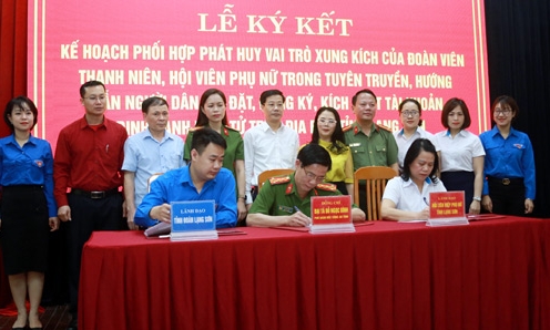 Ký kết kế hoạch phối hợp tuyên truyền, hướng dẫn người dân cài đặt, đăng ký, kích hoạt tài khoản định