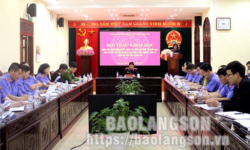 Hội thảo khoa học công tác thực hành quyền công tố, kiểm sát khởi tố, điều tra, truy tố, xét xử các vụ