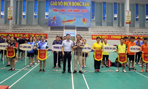14 đoàn tham dự giải vô địch bóng bàn tỉnh năm 2023
