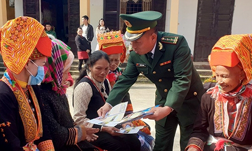 Dân vận khéo nơi biên giới