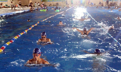 Từng bước phát triển phong trào bơi lội trong cộng đồng