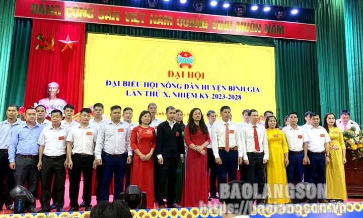 Đại hội Đại biểu Hội Nông dân huyện Bình Gia lần thứ X, nhiệm kỳ 2023 – 2028