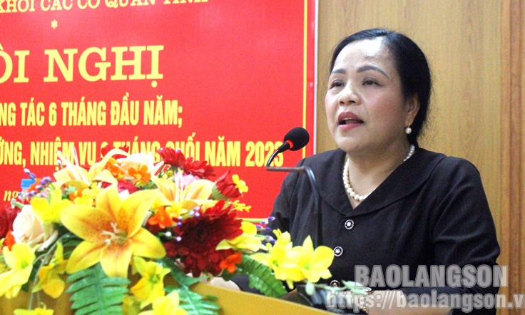 Đảng ủy Khối Các cơ quan tỉnh sơ kết công tác 6 tháng đầu năm
