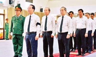 Lãnh đạo Đảng, Nhà nước viếng đồng chí Lê Phước Thọ, nguyên Trưởng Ban Tổ chức Trung ương