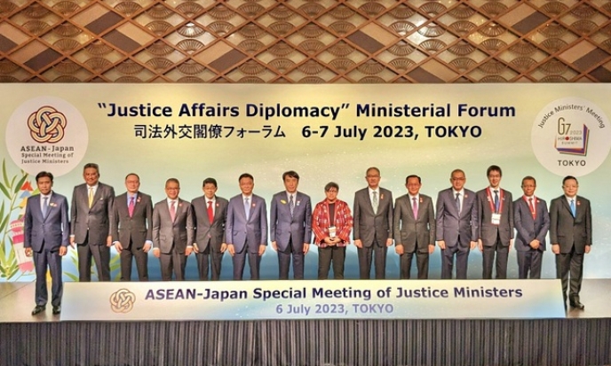 Lần đầu tiên thiết lập cơ chế hợp tác tư pháp ASEAN - Nhật Bản cấp Bộ trưởng Tư pháp