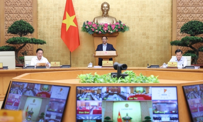 Thủ tướng Phạm Minh Chính chủ trì hội nghị trực tuyến toàn quốc Chính phủ với các địa phương