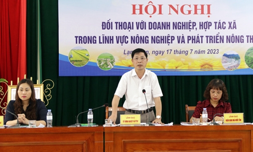 Đối thoại với doanh nghiệp, hợp tác xã trong lĩnh vực nông nghiệp