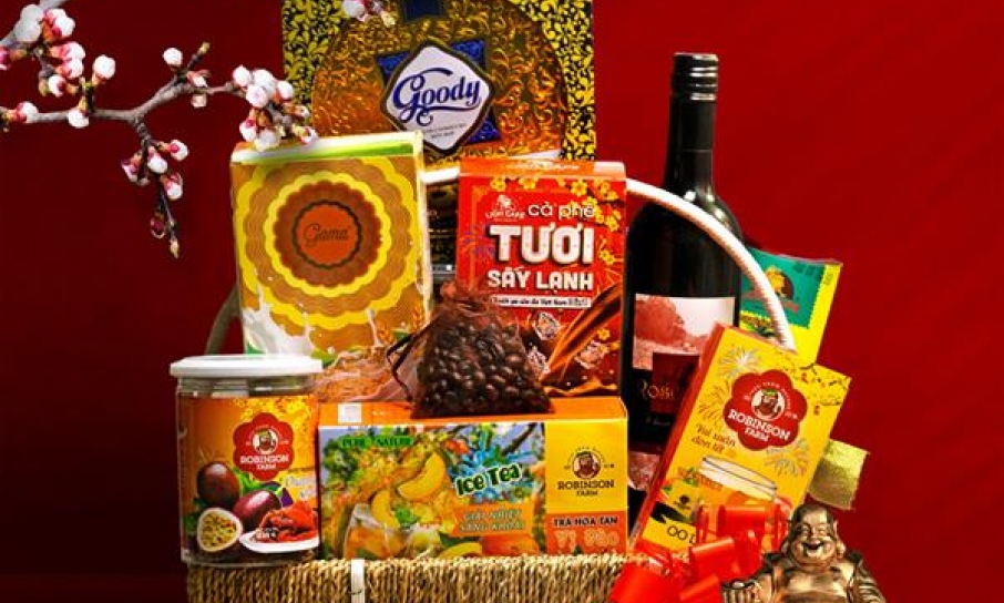Giỏ quà Tết ý nghĩa và đẹp mắt được đông đảo khách hàng lựa chọn làm quà Tết