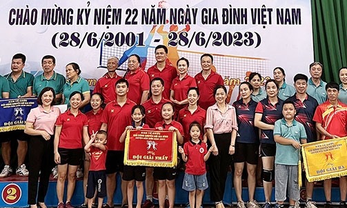 Gia đình thể thao: Góp phần thúc đẩy phong trào thể thao quần chúng