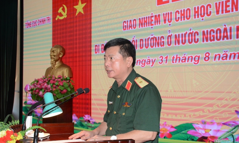 Giao nhiệm vụ cho học viên đi học ở nước ngoài năm 2023