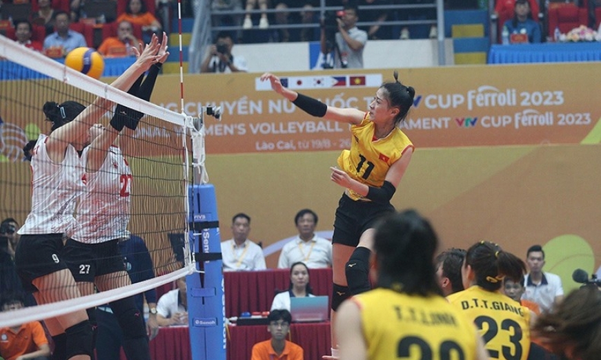 Việt Nam đoạt cả ngôi vô địch và Á quân Giải bóng chuyền nữ quốc tế VTV Cup Ferroli 2023