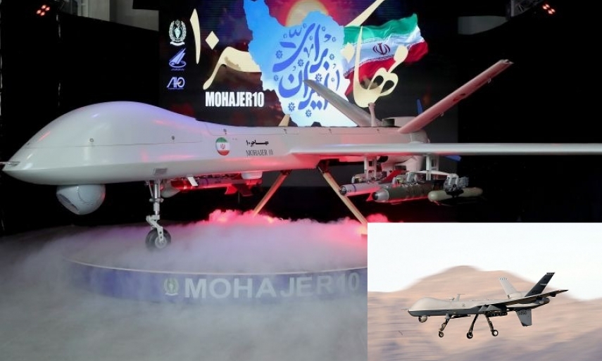 Iran ra mắt UAV tấn công giống hệt UAV Mỹ, có thể bay 24h liên tục