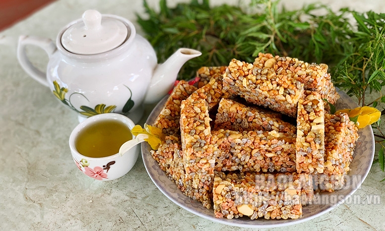 Độc đáo bánh khẩu sli dược liệu
