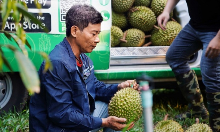 Dự án GrabConnect năm thứ ba hỗ trợ tiêu thụ gần 700 tấn trái cây