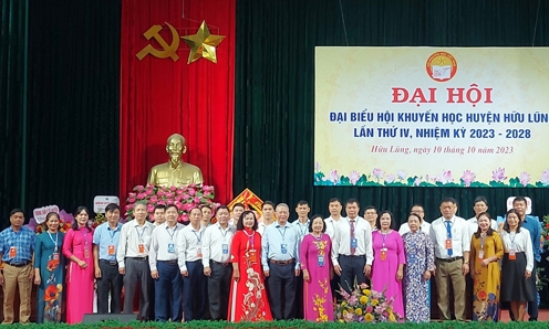 Đại hội đại biểu Hội Khuyến học huyện Hữu Lũng khóa IV, nhiệm kỳ 2023 - 2028