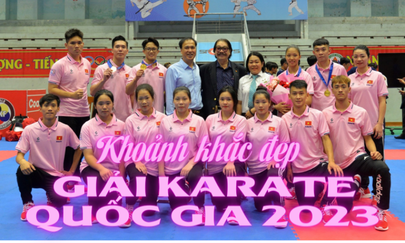 Những khoảnh khắc đẹp tại Giải Vô địch Karate quốc gia năm 2023
