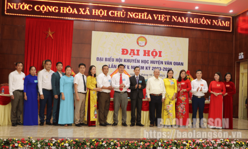 Đại hội Đại biểu Hội Khuyến học huyện Văn Quan lần thứ V, nhiệm kỳ 2023 – 2028