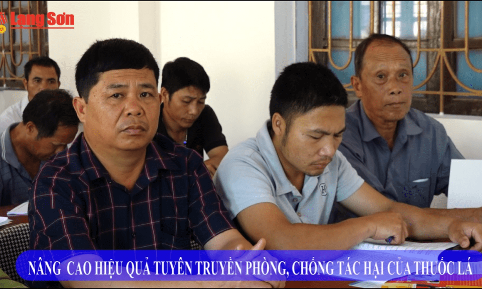 Lạng Sơn nâng cao hiệu quả tuyên truyền phòng, chống tác hại của thuốc lá