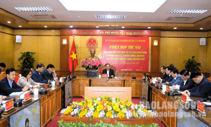 Phiên họp thứ sáu Ban Chỉ đạo Cải cách hành chính của Chính phủ: Đẩy mạnh cải cách hành chính từ cơ sở