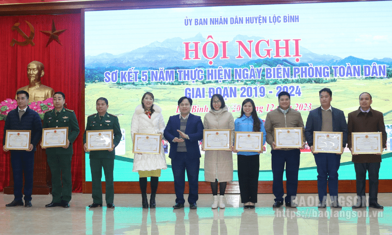 Lộc Bình sơ kết 5 năm thực hiện “Ngày Biên phòng toàn dân”