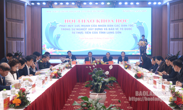 Hội thảo khoa học “Phát huy sức mạnh của Nhân dân các dân tộc trong sự nghiệp xây dựng và bảo vệ Tổ quốc