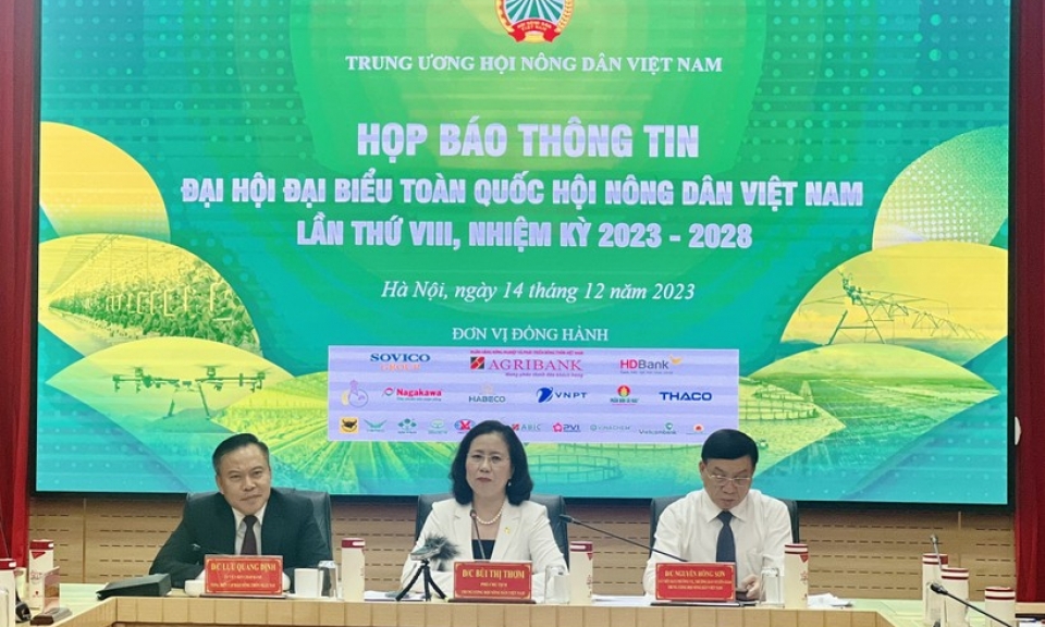 1.000 đại biểu sẽ tham dự Đại hội Hội Nông dân Việt Nam lần thứ VIII