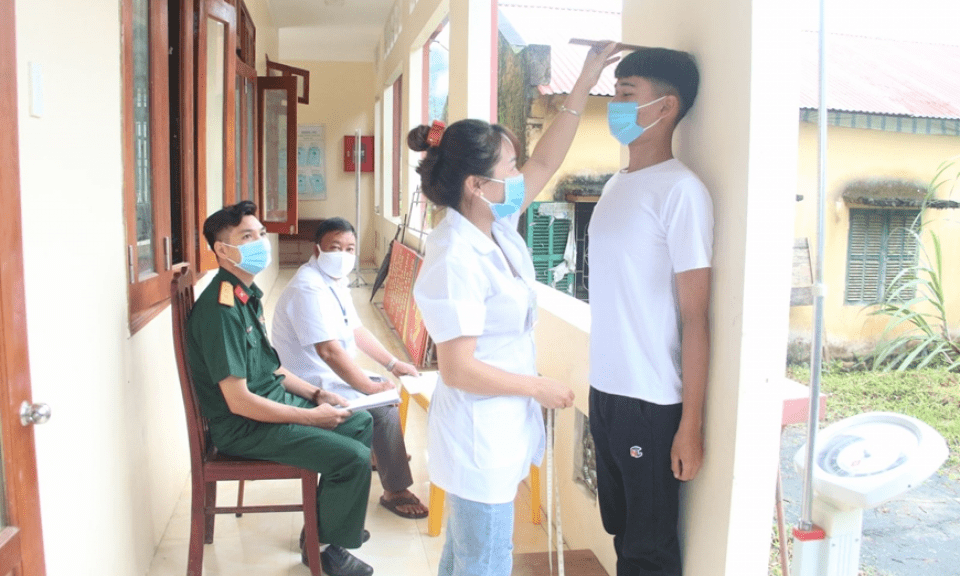 Quy định mới về khám sức khỏe nghĩa vụ quân sự