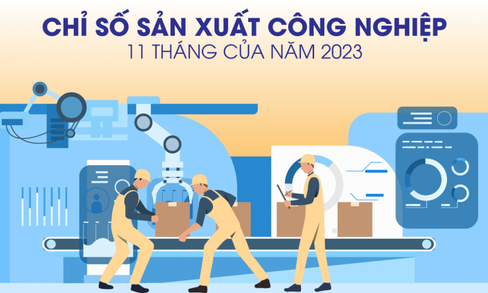 Sản xuất công nghiệp tiếp tục xu hướng tích cực trong 11 tháng của năm 2023