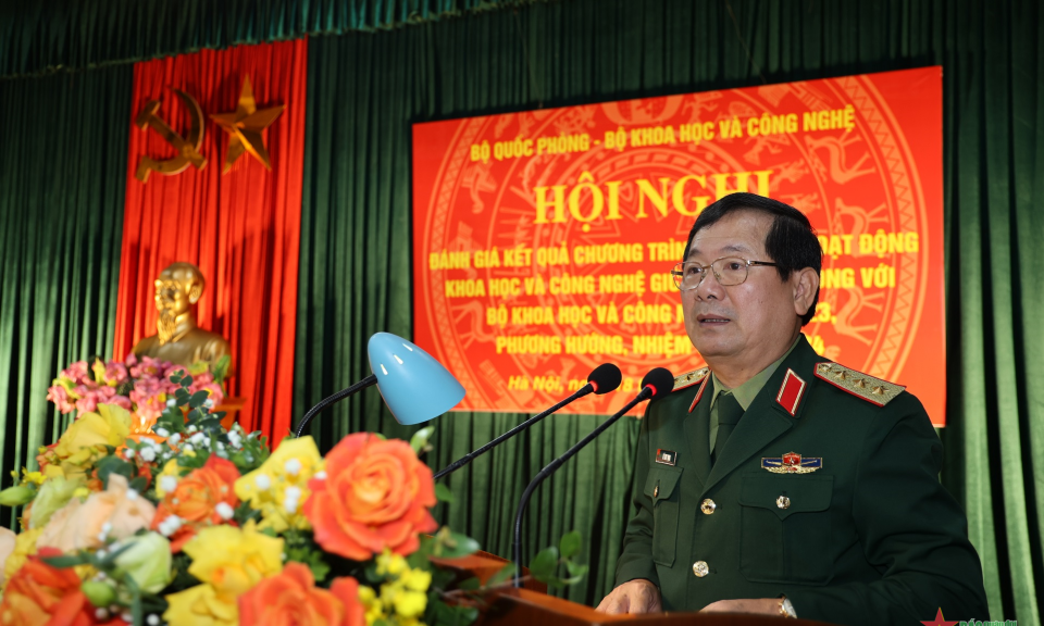 Bộ Quốc phòng - Bộ Khoa học và Công nghệ đánh giá kết quả phối hợp hoạt động năm 2023