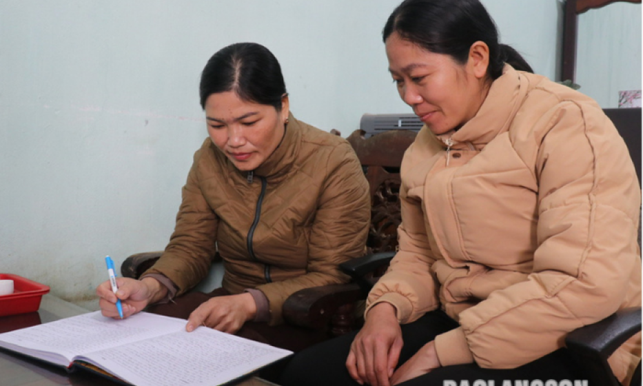 Nữ tổ trưởng tổ tiết kiệm và vay vốn nhiệt tình, trách nhiệm
