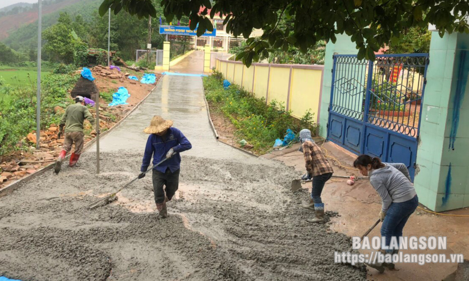 Châu Sơn vượt khó xây dựng xã nông thôn mới nâng cao