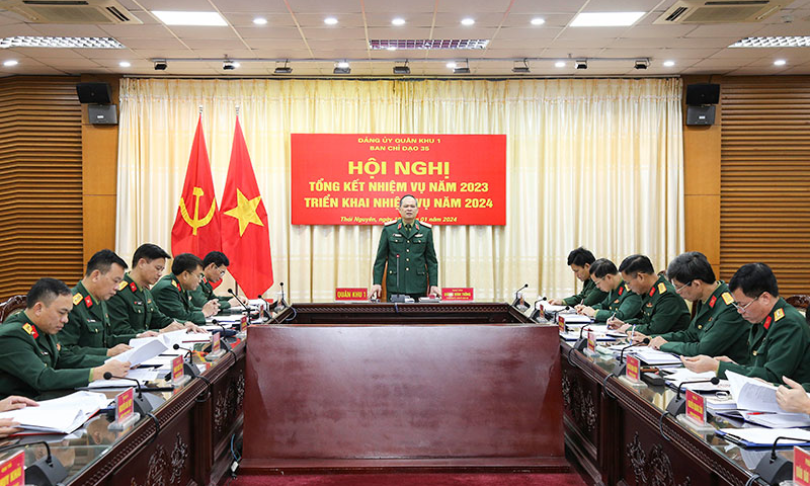 Ban chỉ đạo 35 Đảng ủy Quân khu 1: Tăng cường bảo vệ nền tảng tư tưởng của Đảng, đấu tranh phản bác quan