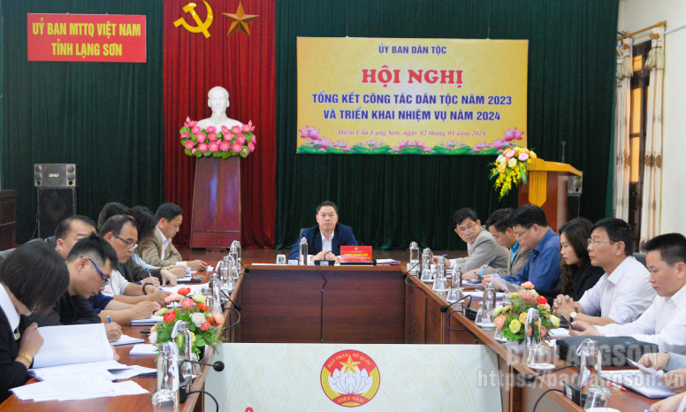 Hội nghị toàn quốc triển khai nhiệm vụ công tác dân tộc năm 2024