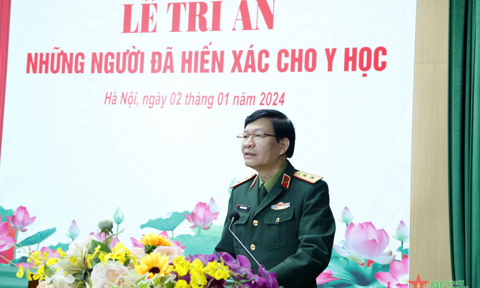 Học viện Quân y tri ân những người hiến xác cho y học