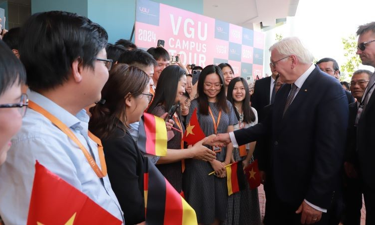 Tổng thống CHLB Đức: Đại học Việt Đức là ngọn hải đăng trong quan hệ hợp tác tốt đẹp giữa hai nước Đức