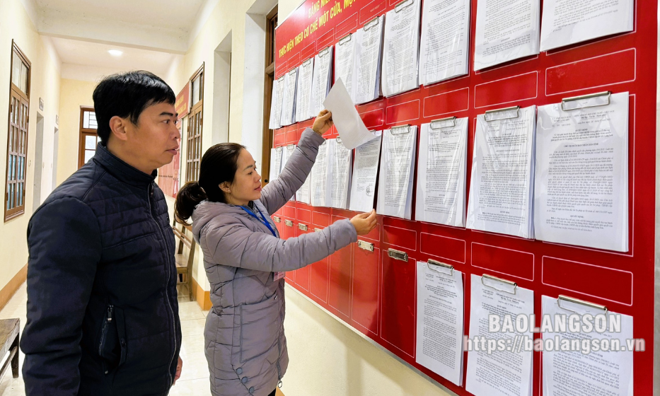Đình Lập bứt phá trong công tác cải cách hành chính