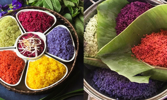 Xôi ngũ sắc - Đặc sản ẩm thực của núi rừng Tây Bắc