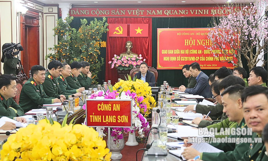 Bộ Công an và Bộ Quốc phòng giao ban đánh giá việc thực hiện Nghị định số 03 của Chính phủ