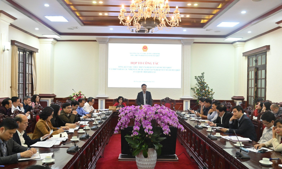 Nâng cao hiệu quả công tác rà soát văn bản QPPL trong thực hiện các nghị quyết của Quốc hội