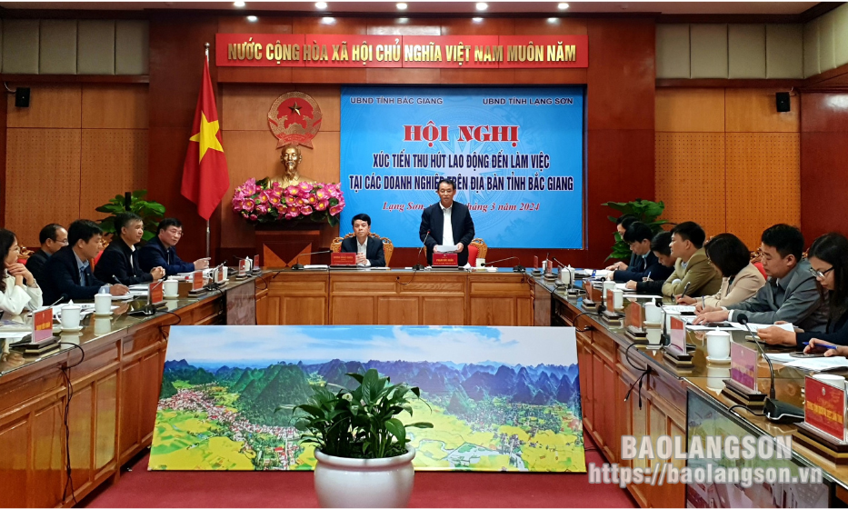 Hội nghị xúc tiến thu hút lao động đến làm việc tại các doanh nghiệp trên địa bàn tỉnh Bắc Giang