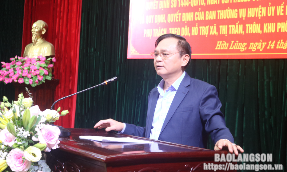 Hữu Lũng quán triệt, triển khai các văn bản thực hiện Nghị quyết số 77