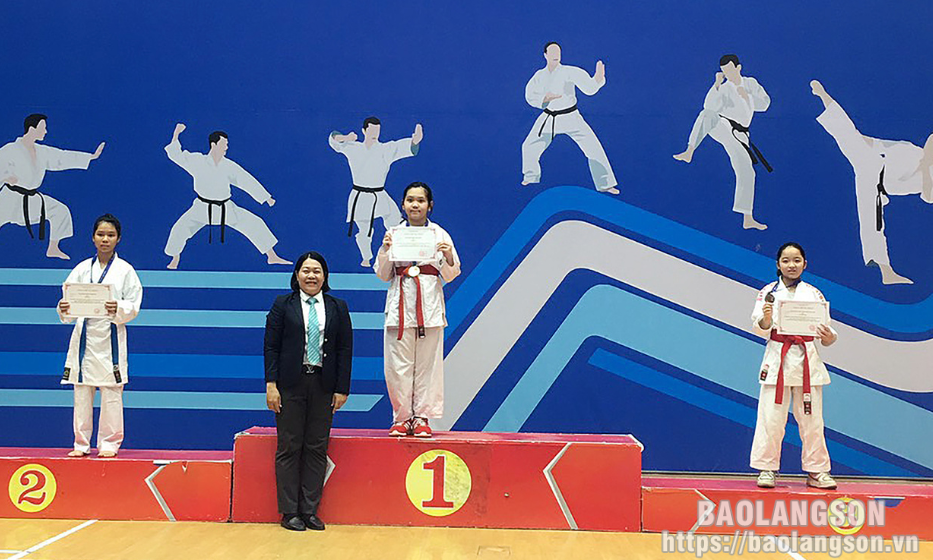 Lạng Sơn đoạt 9 huy chương tại Giải vô địch Karate miền Bắc lần thứ IV năm 2024
