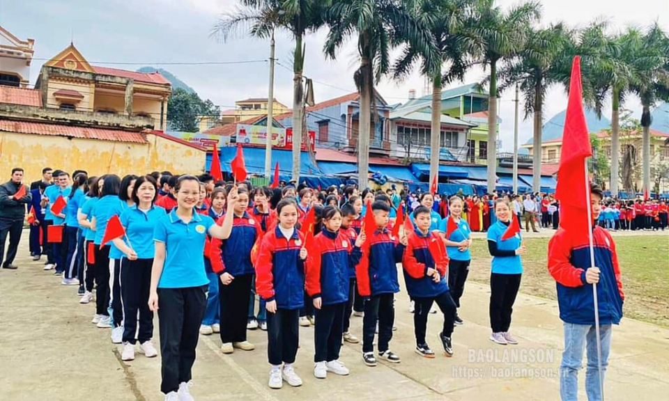 Khai mạc Hội khỏe Phù Đổng huyện Bắc Sơn năm 2024