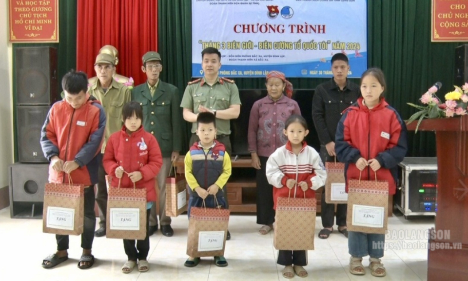 Nhiều hoạt động trong chương trình “Tháng ba biên giới” tại xã Bắc Xa, huyện Đình Lập