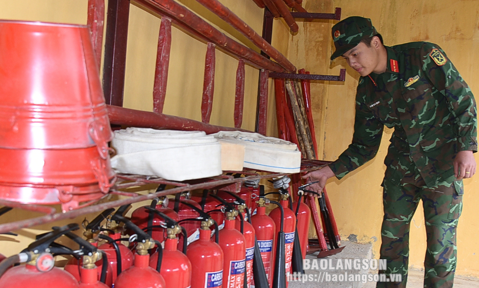 Bộ Chỉ huy Quân sự tỉnh phòng, chống cháy nổ từ sớm, từ xa