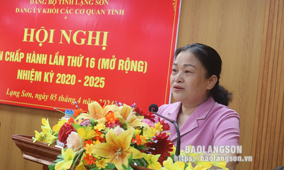 Đảng ủy khối các cơ quan tỉnh: Triển khai nhiệm vụ trọng tâm quý II/2024
