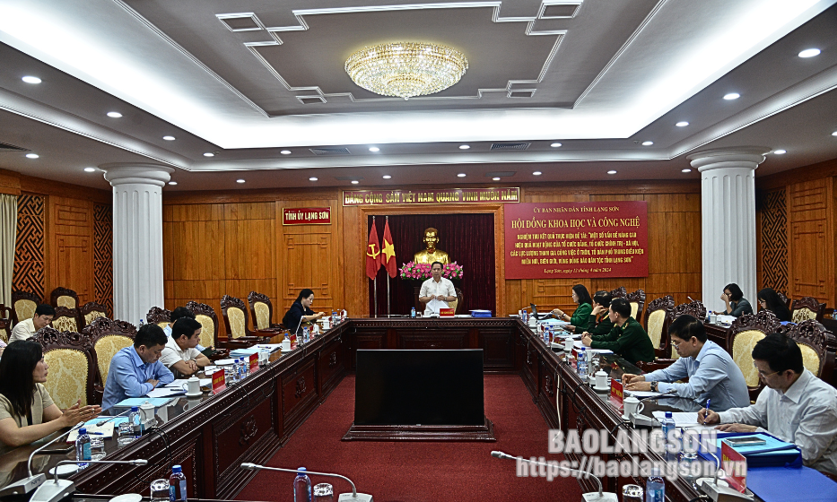 Đánh giá, nghiệm thu kết quả thực hiện đề tài nghiên cứu khoa học cấp tỉnh